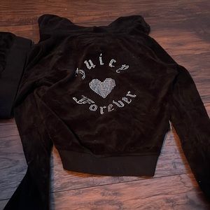 black juicy Couture zip up